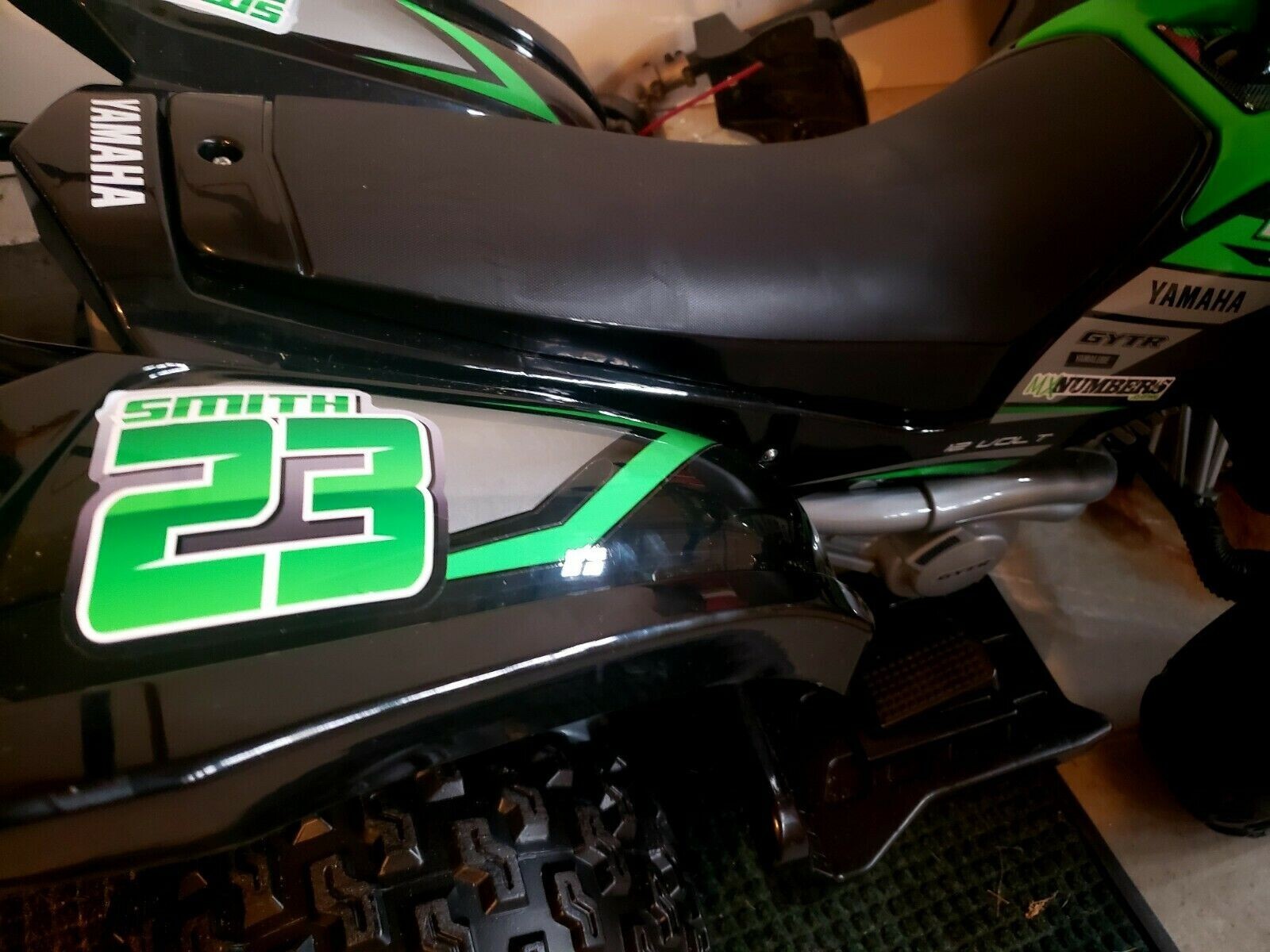 MX Number Name Plate Decal Sticker 4 COLOR ATV SX Dirt Bike Kart Motorcycle Race