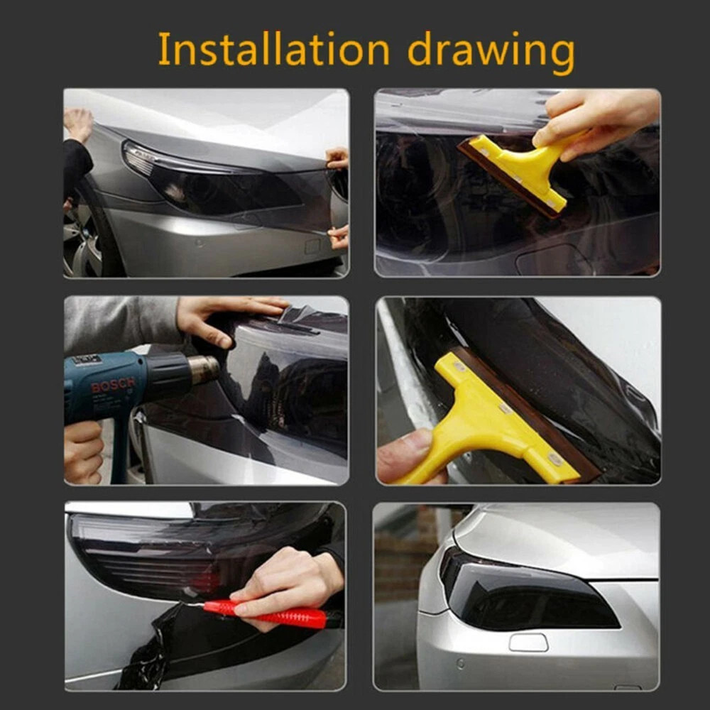 Headlight Protection Film Tint Tail light Fog Side Marker Vinyl Wrap 8 Colors
