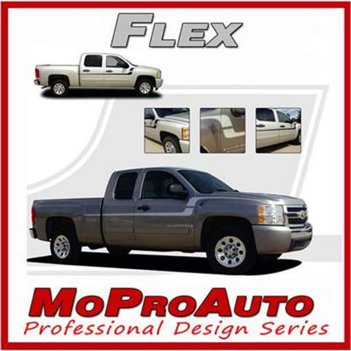 FLEX Stripes 3M Pro Vinyl Decals Graphics 2000-2018 Chevy Silverado GMC Sierra