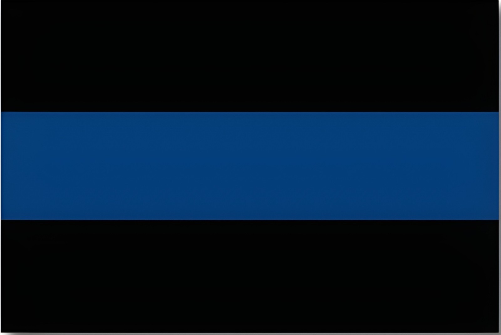 Thin Blue Line Heavy Duty Magnet Black and Blue – 4″ x 6″ Cars Trucks Outdoors