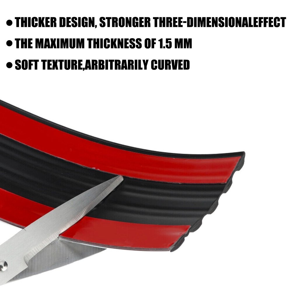 6M Body Side Molding Belt Exterior Protector Roll For Chevy / GMC SUV Truck