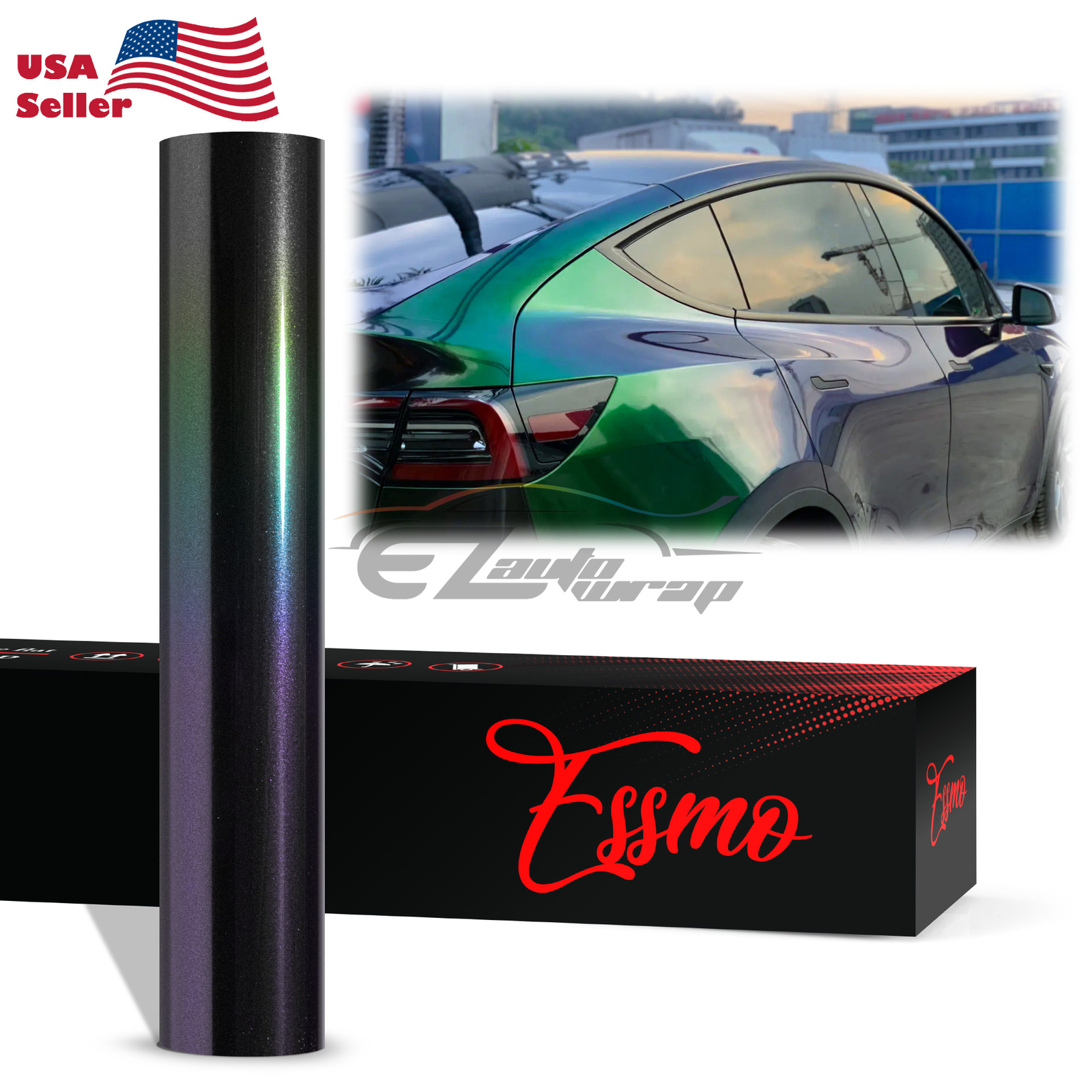 ESSMO PET Galaxy Dust Gloss Auto Car Vinyl Vehicle Wrap Decal Sticker Sheet Film