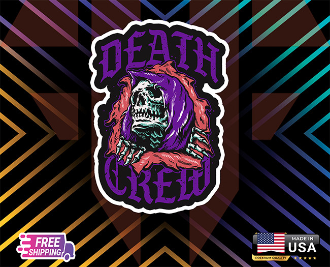 DEATH CREW REAPERLAMINATEUSA STICKER DECAL VINYL TRUCK WINDOWS CAR FREE GIFT CAR