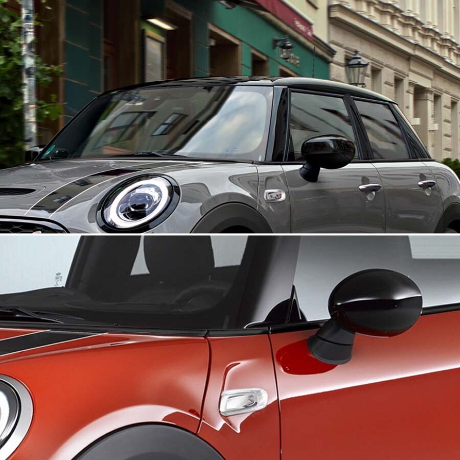 Car Window Trim Vinyl Film Door Waistline DIY Sticker Black Line 1 Roll 2cm*10m