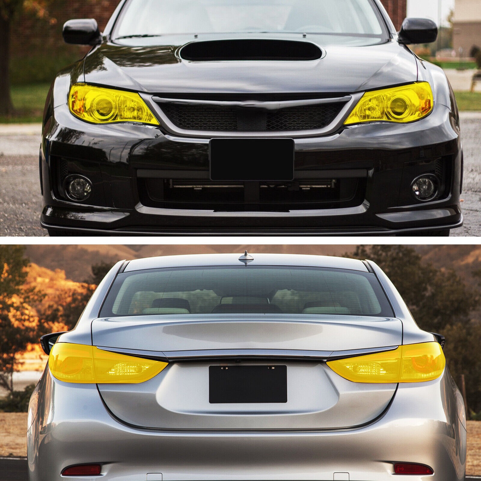 Direct Fit Car, motorcycle, electric bike 8 Color Headlight+Taillight Vinyl Film