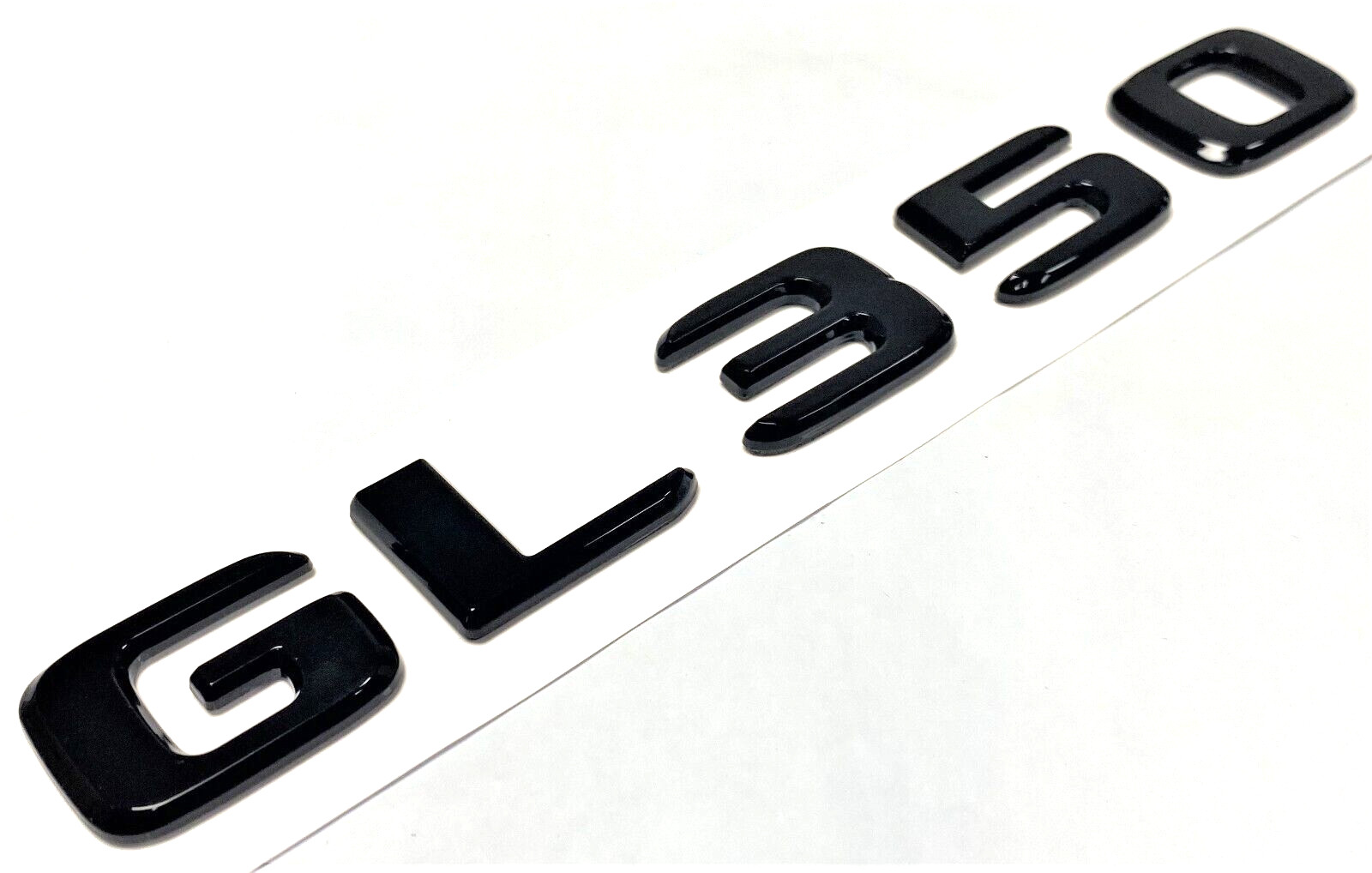 GLOSS BLACK GL350 FOR MERCEDES REAR TRUNK EMBLEM BADGE NAMEPLATE DECAL LETTERS