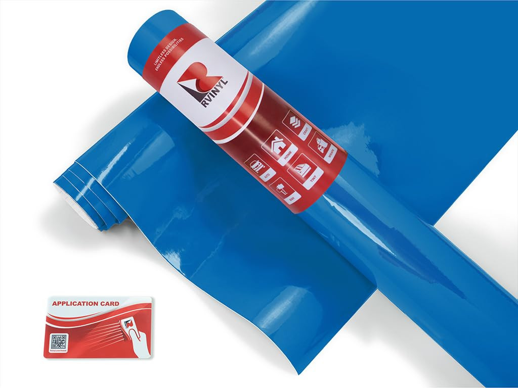 Avery Dennison Graphic Film SC950 Adhesive Wrap Sheet Roll Medium Blue 655-O