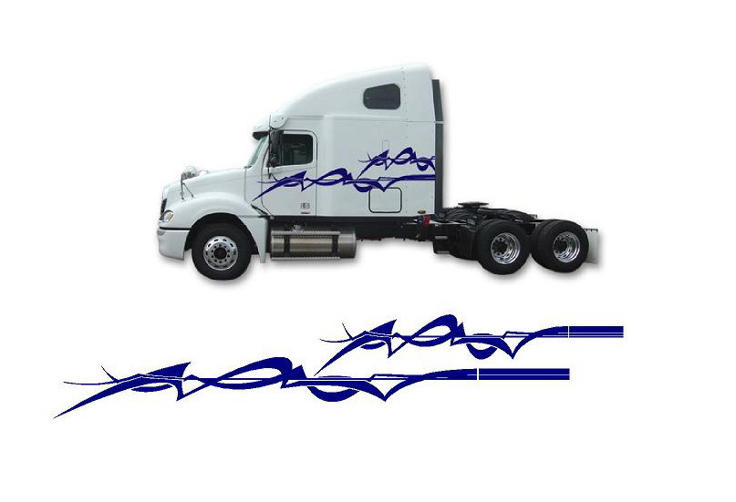 SEMI #9 DECAL VINYL AUTO VAN VEHICLE SEMI TRAILER CROSS OVER SUV CAR TRUCK SUV