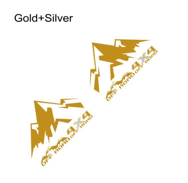 Mountain Graphics Car Sticker For Chevrolet Silverado Ford Ranger Off Road Decal