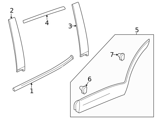 Genuine GM Rear Applique 42864952