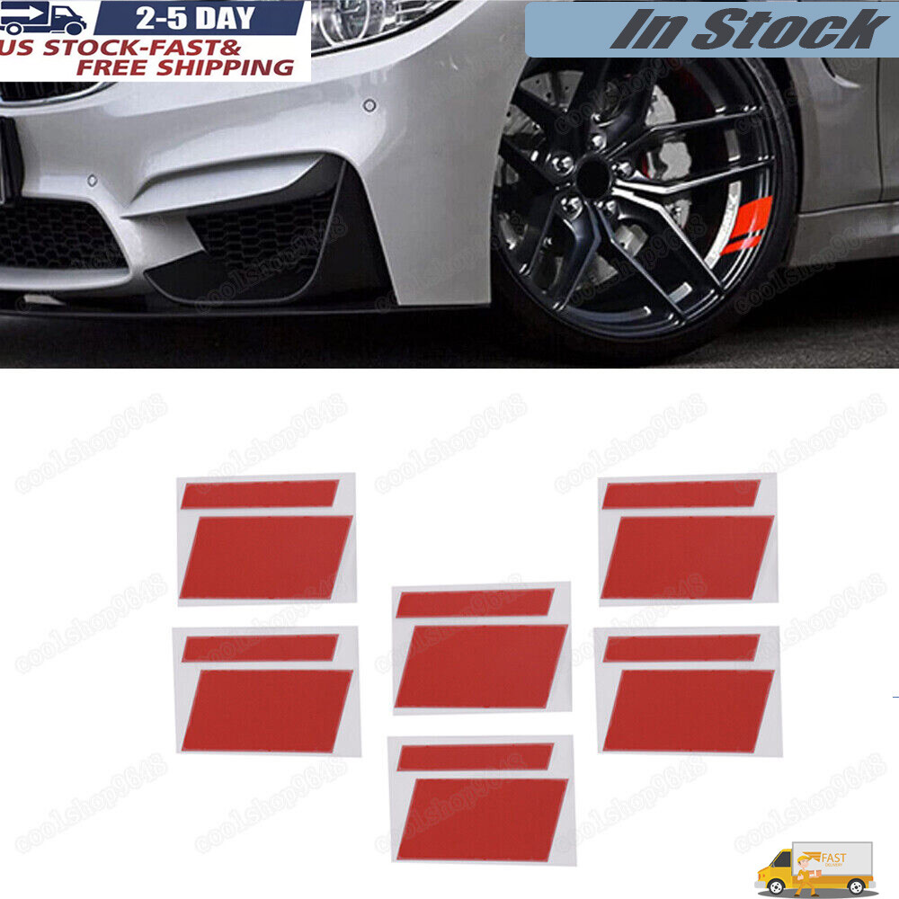 Car Wheel Hub Stickers Racing PVC Body Decals Exterior Decoration Self-Adhesive