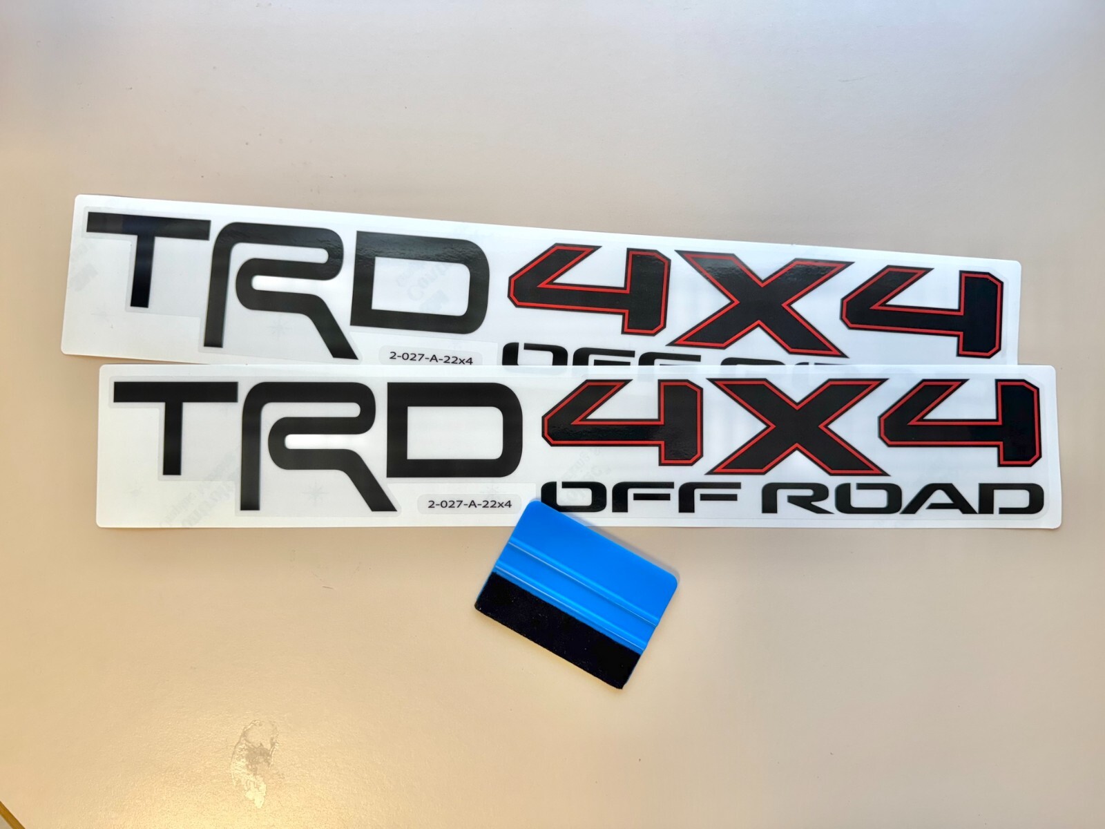 2 x 4×4 Off-Road Stickers Compatible w/ TRD Four Wheel Drive Decals 22″ x 4″
