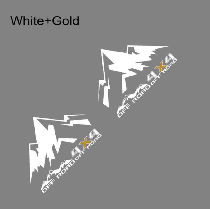 Mountain Graphics Car Sticker For Chevrolet Silverado Ford Ranger Off Road Decal