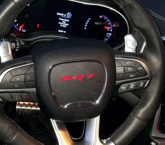 SRT Steering Wheel Lettering Overlay Decal – Grand Cherokee SRT