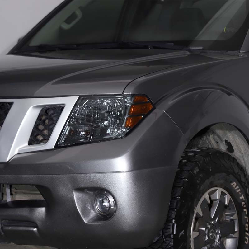 Black Headlight Sticker Film Precut Headlamp Tint For Nissan Frontier 2009-2017