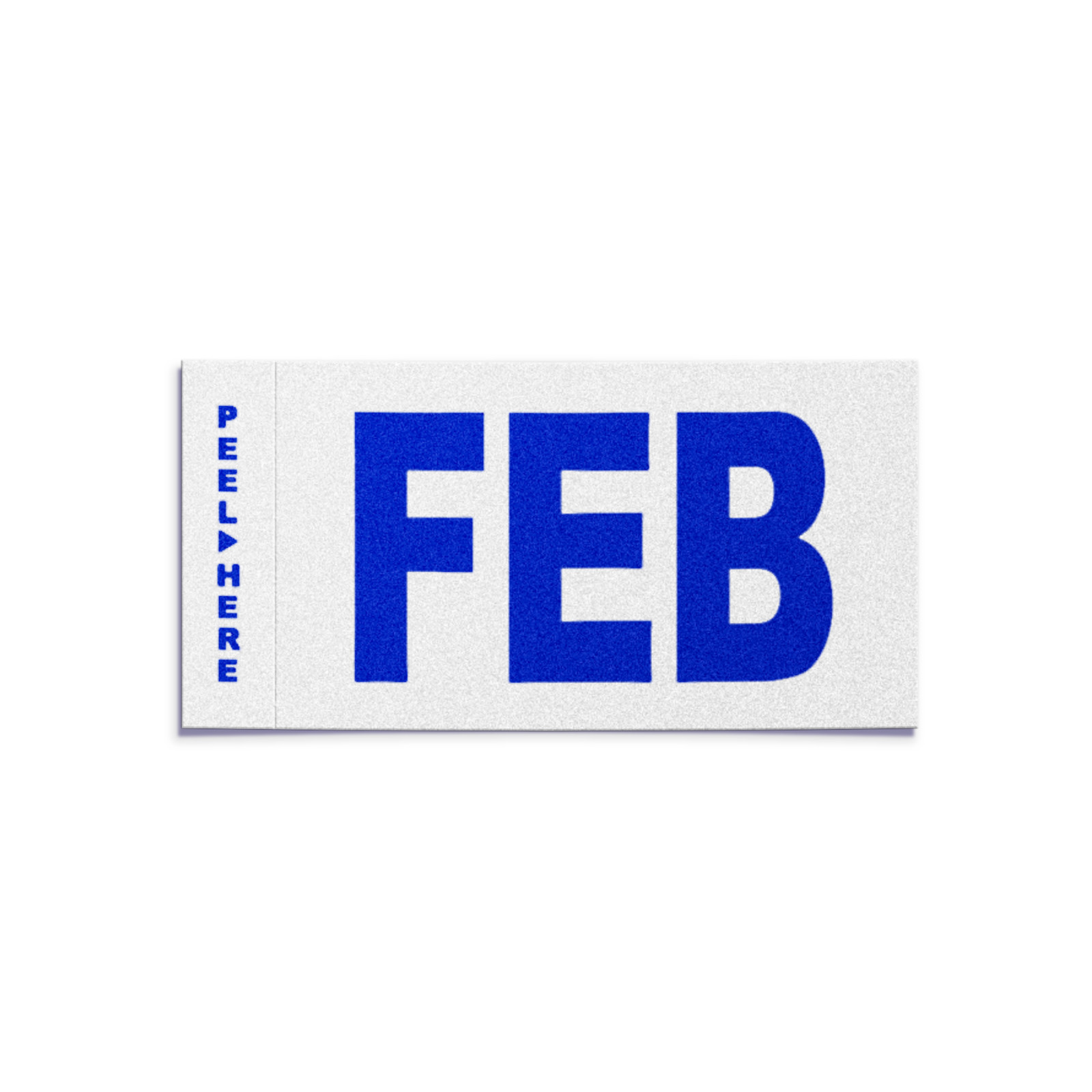 FEBRUARY – California License Plate YOM Month Sticker – CA DMV Registration Tag