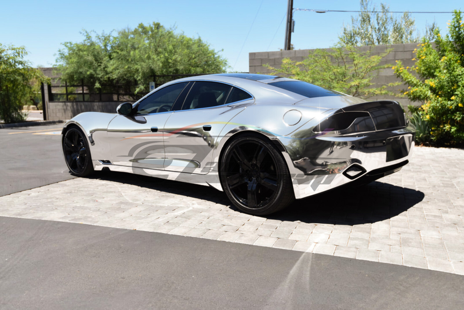 Supercast Chrome Silver Car Vinyl Wrap Sticker Easy Stretch Decal Sheet Film DIY