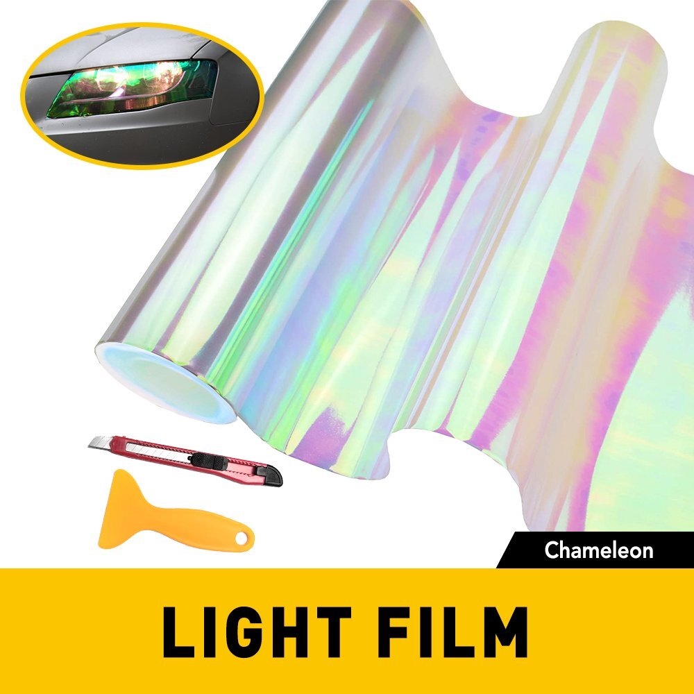 Car Headlight Taillight Fog Light Tint Film Wrap Sticker Protector Accessories