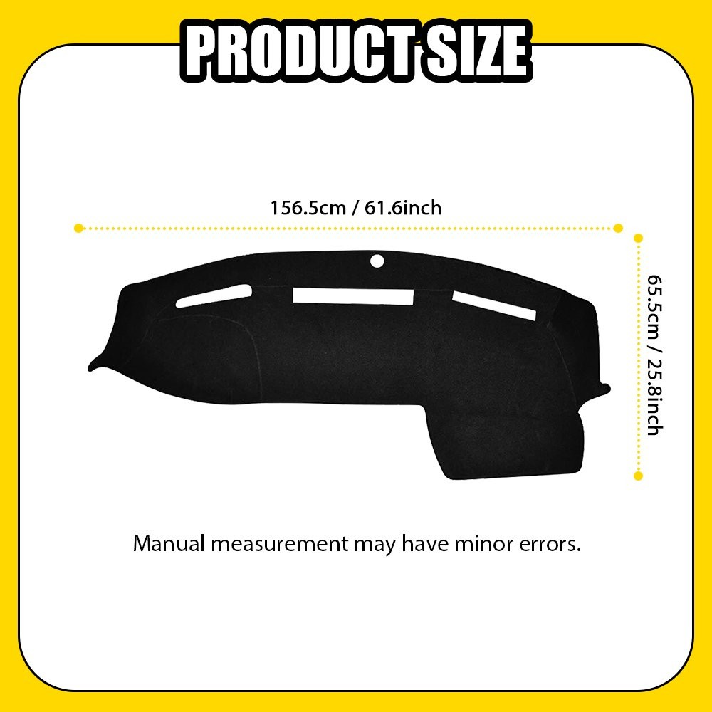 Dashboard Dashmat Dash Cover Mat For Dodge Ram 1500 2500 3500 2010 – 2018 1-5X