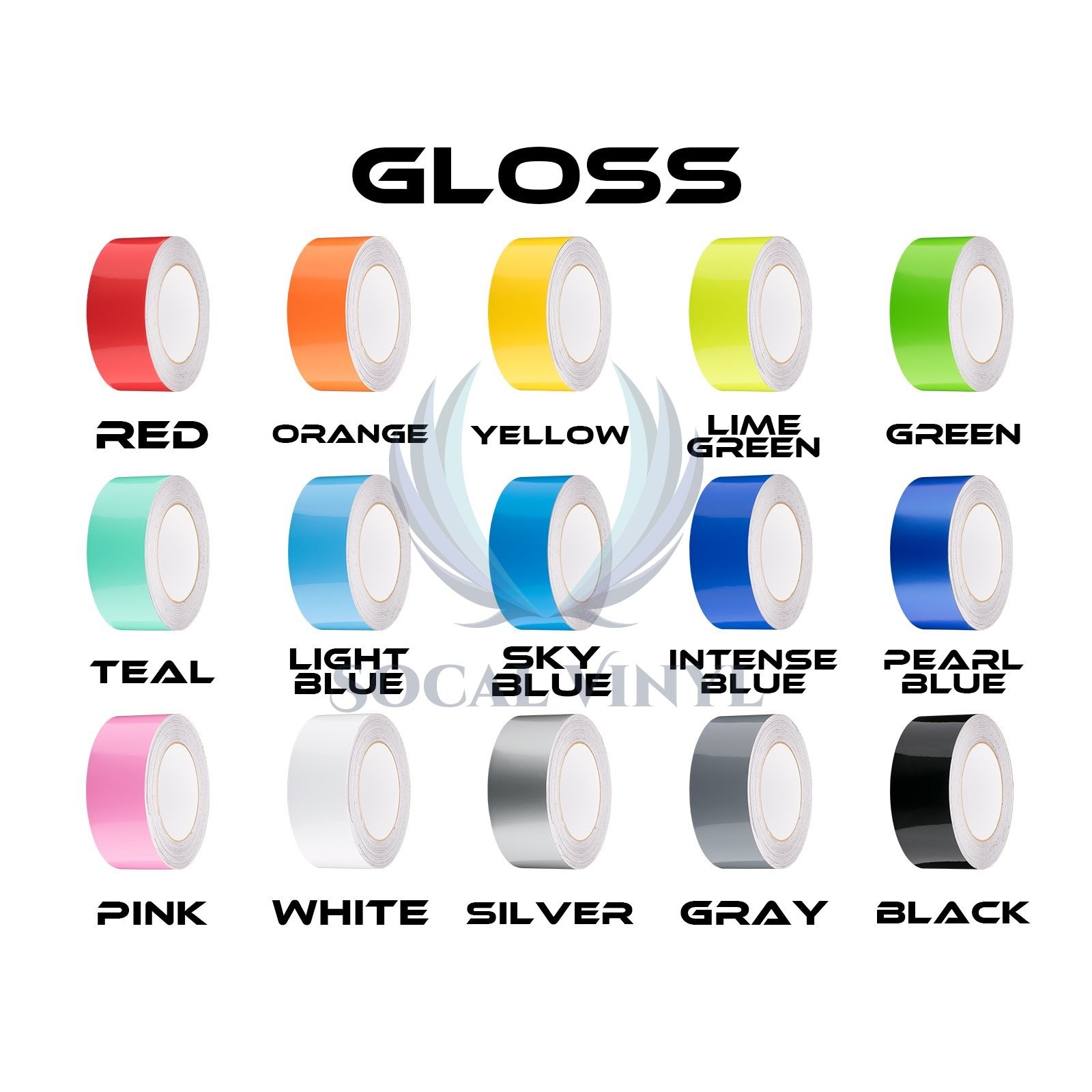 Gloss Color Racing Stripes Vinyl Wrap Decal For Scion Toyota FRS 25FT / 50FT
