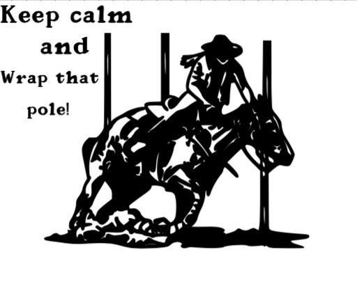 Keep Calm Wrap That Poll decal sticker