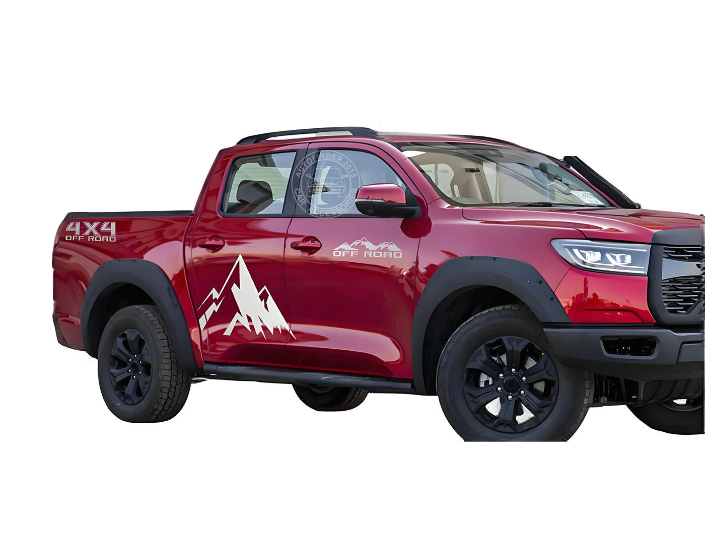 Mountain Graphics Car Sticker For Chevrolet Silverado Ford Ranger Off Road Decal