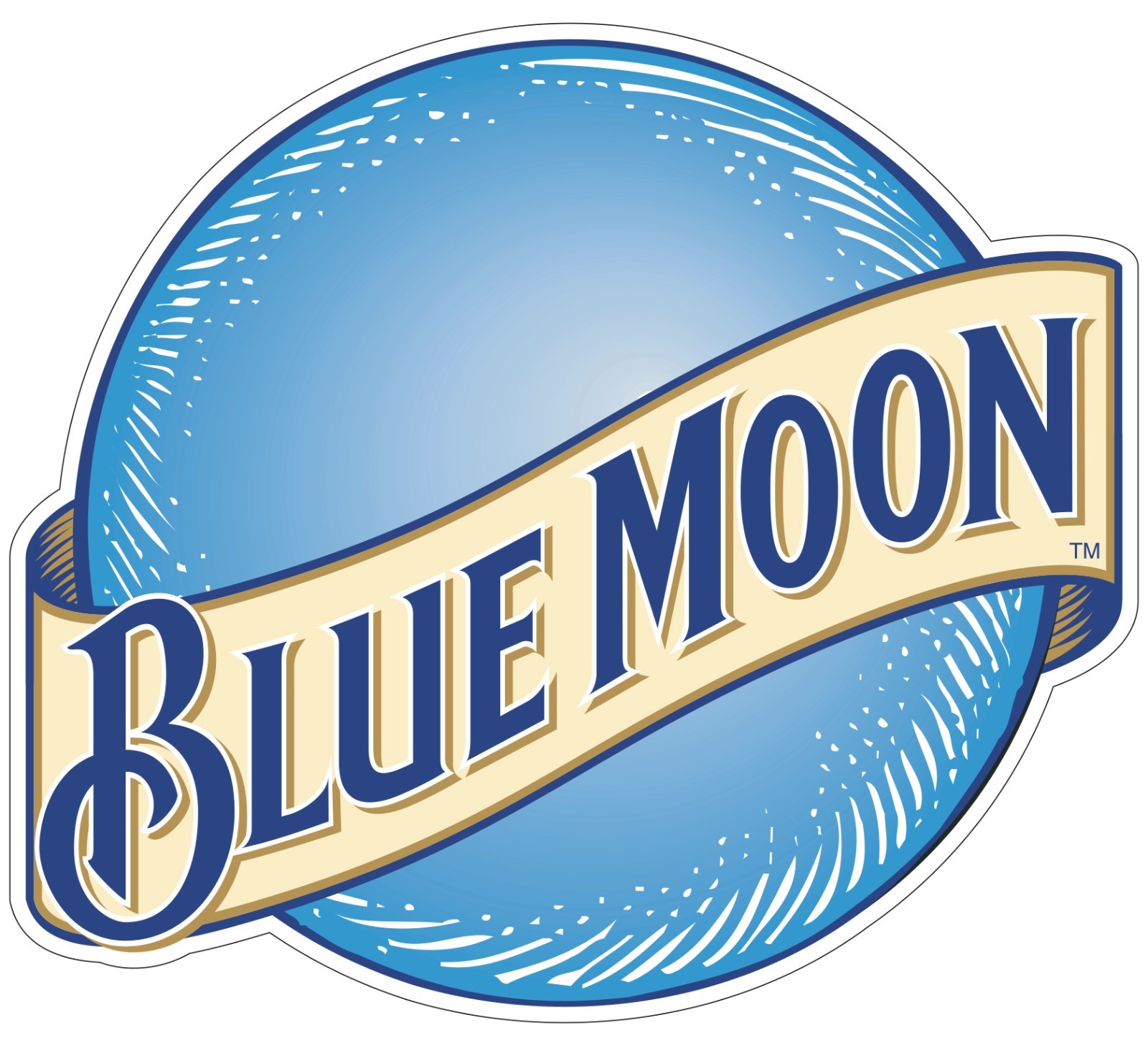 Blue Moon Beer Logo Sticker Vinyl Decal | Different Sizes – Premium Outdoor