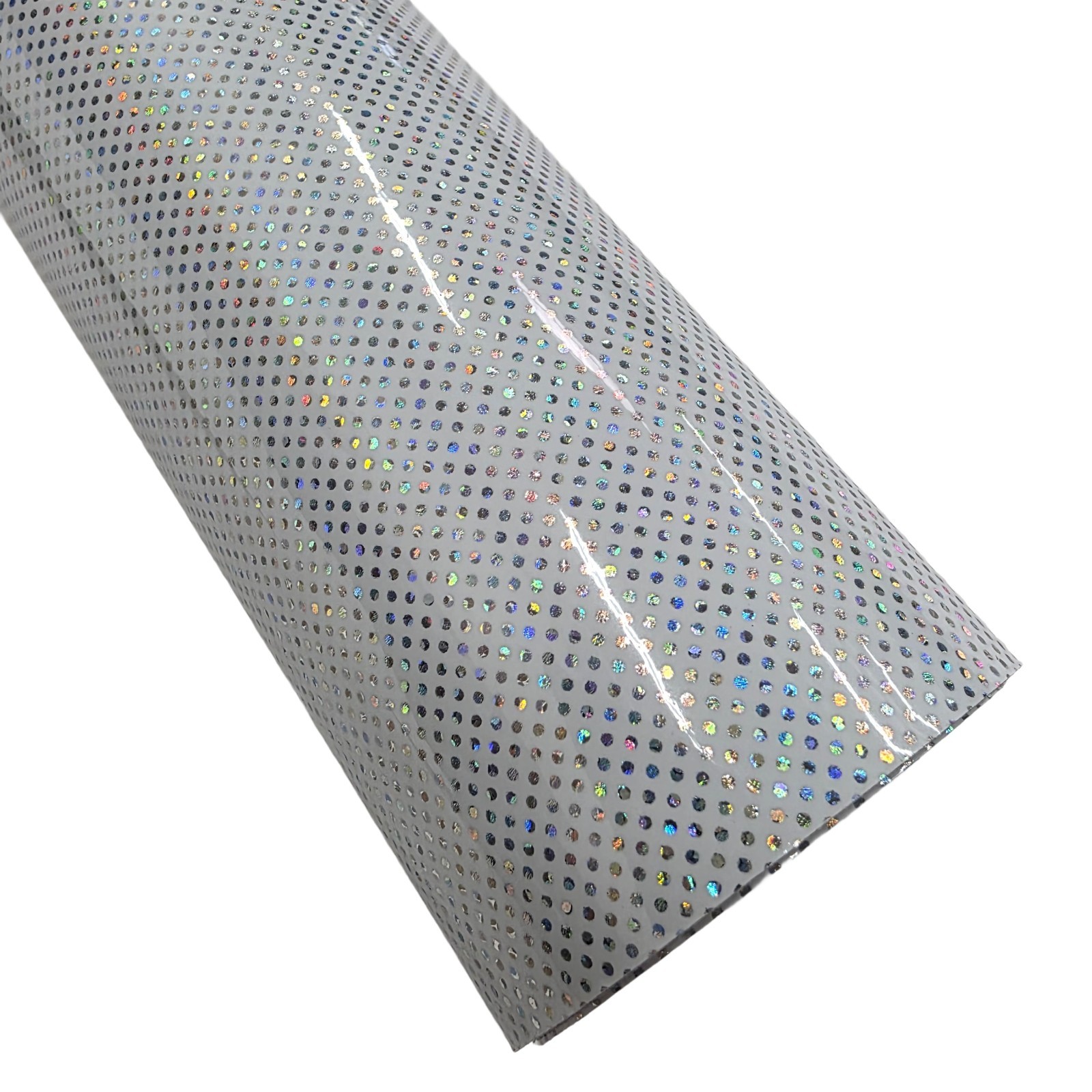 Gloss White Starry Night Holographic Laser Vinyl Car Wrap Air Release Film Roll