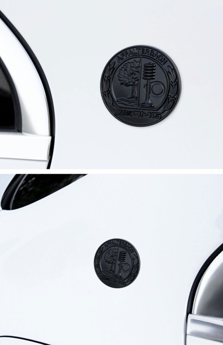 New Side Quarterpanel 3D Metal Badge Affalterbach Emblem for Mercedes-Benz AMG