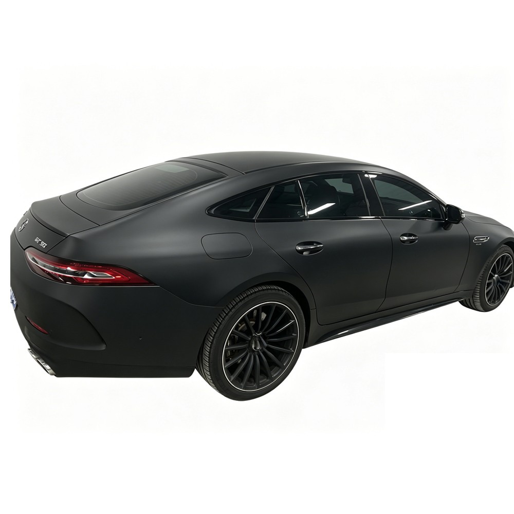 Matte/Glossy Black Chrome Delete Window Trims For Mercedes AMG GT X290 2019-2024