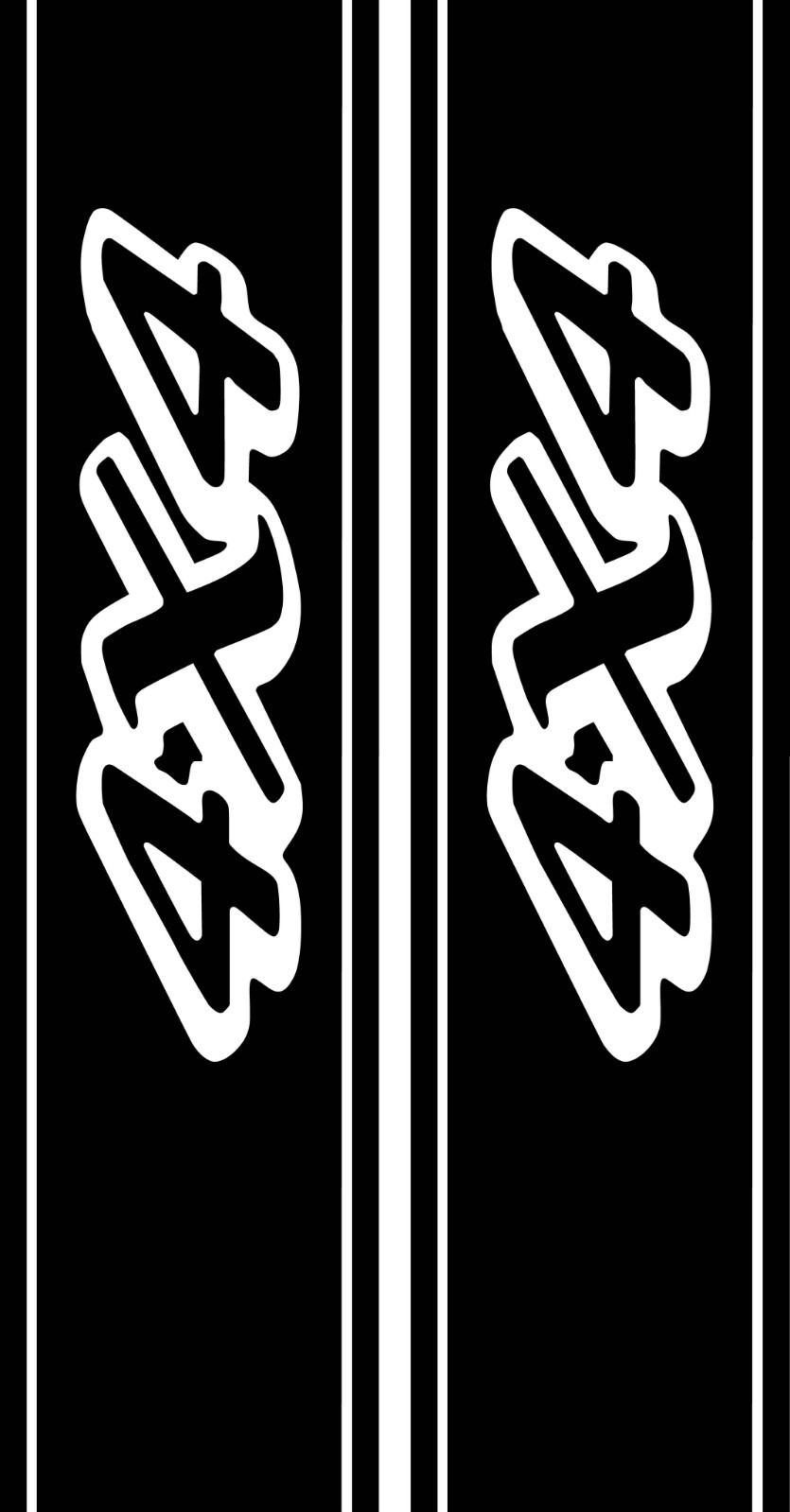 Bed Side Decals compatible with Ram Ford Chevy 4×4 logo Vinyl Truck Bedstripes