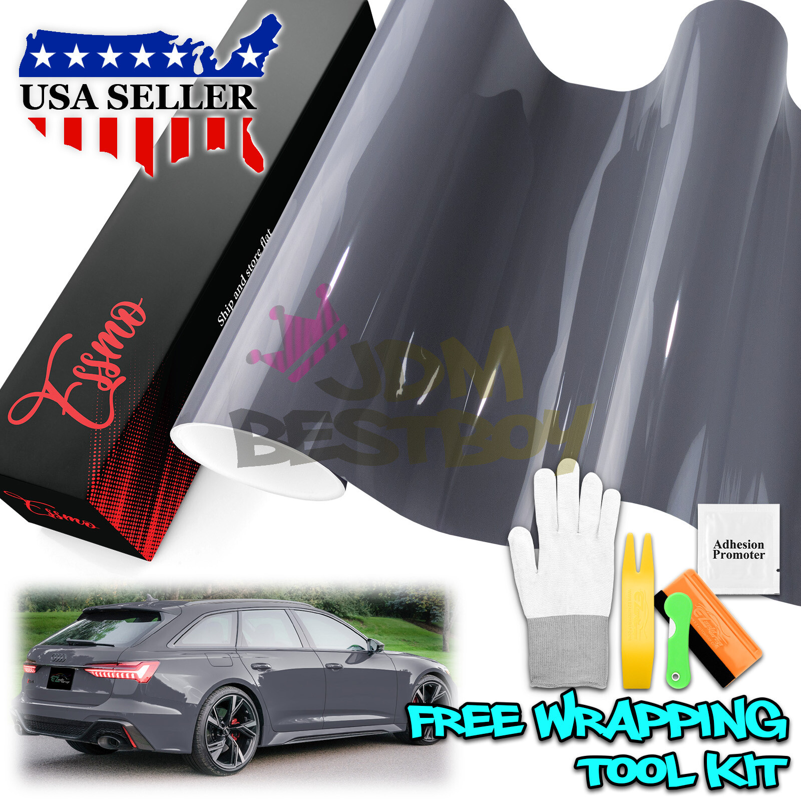 Color PPF Paint Protection Film Gloss Nardo Gray Car Paint Scratch Shield Wrap