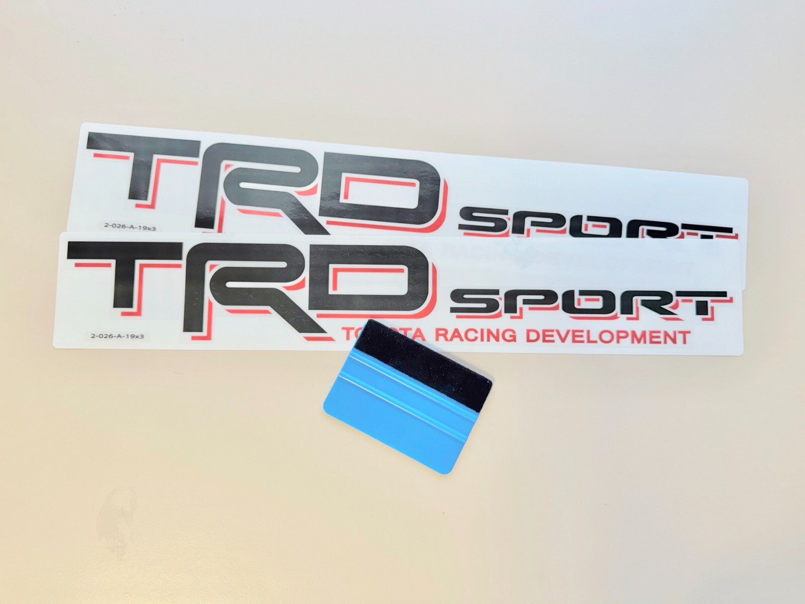 TRD Sport Four Wheel Drive 4×4 Decal Stickers Size 19×3 inch (Set of 2)