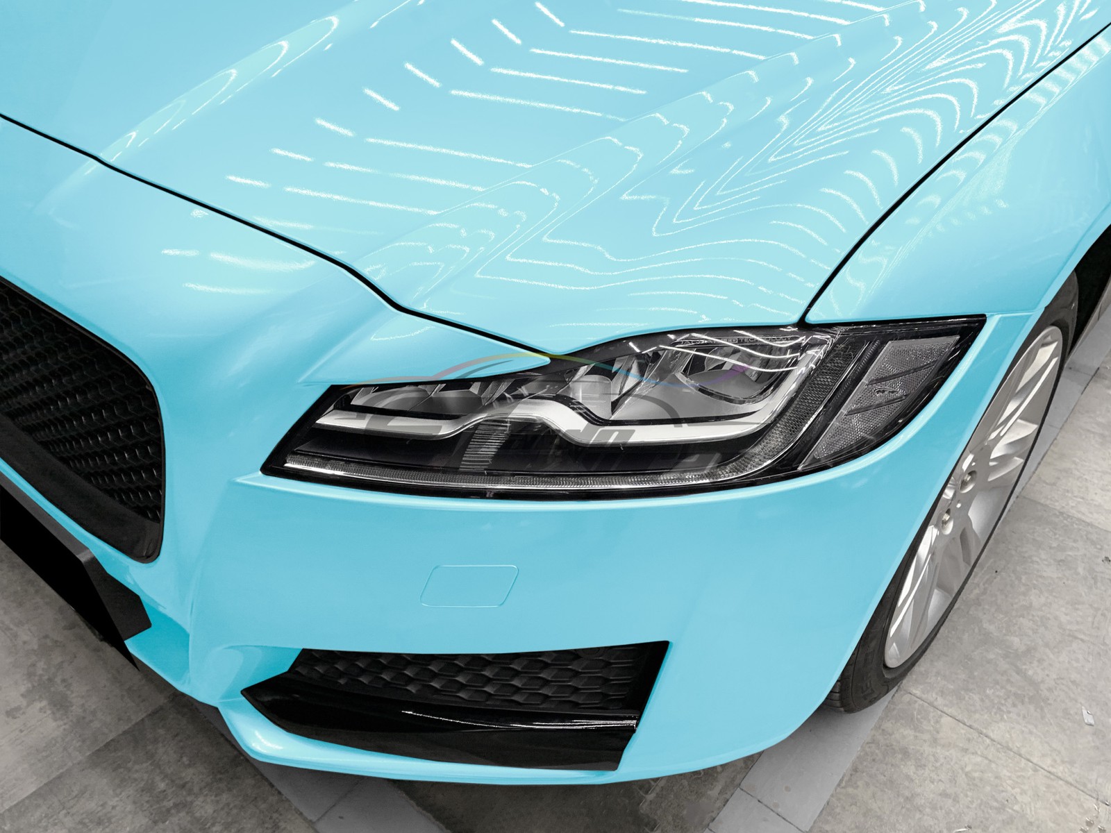 TPU Color Gloss Ice Blue PPF Paint Protection Film Dry Wet Apply Auto Vinyl Wrap