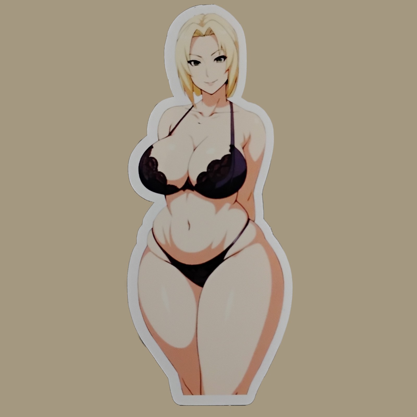 Anime Waifu Tsunade Naruto NSFW Vinyl Sticker Decal 6″ 5″ 4″
