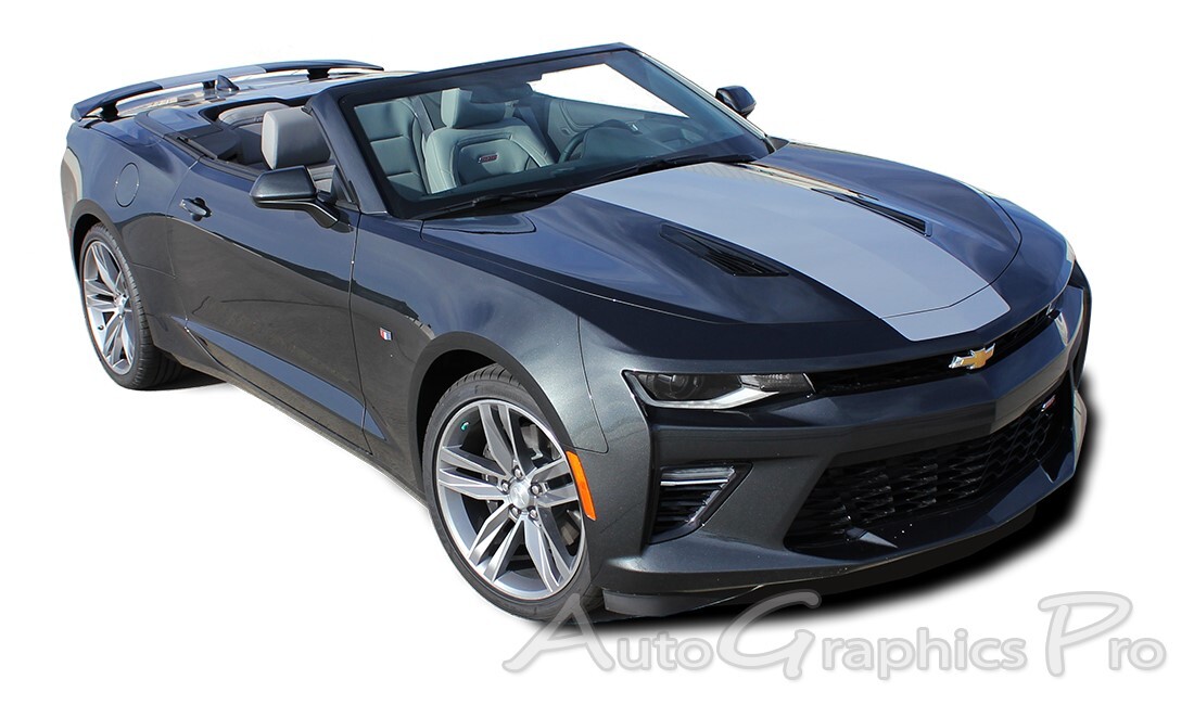 Rally Racing Stripes OVERDRIVE CONVERTIBLE 3M Pro Vinyl Graphic 2016 2017 Camaro