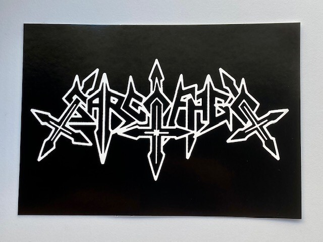 Sarcofago Sticker Vinyl Decal Car Bumper Metal Rock 3.5″ X 5″ (564)