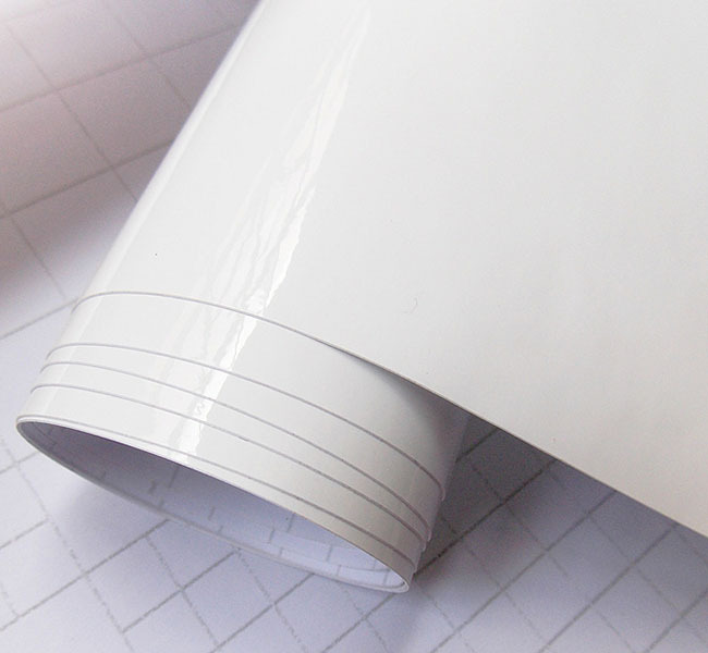 12″ x 60″ Gloss White Vinyl Film Wrap Sticker Decal Air Bubble Free 1ft x 5ft