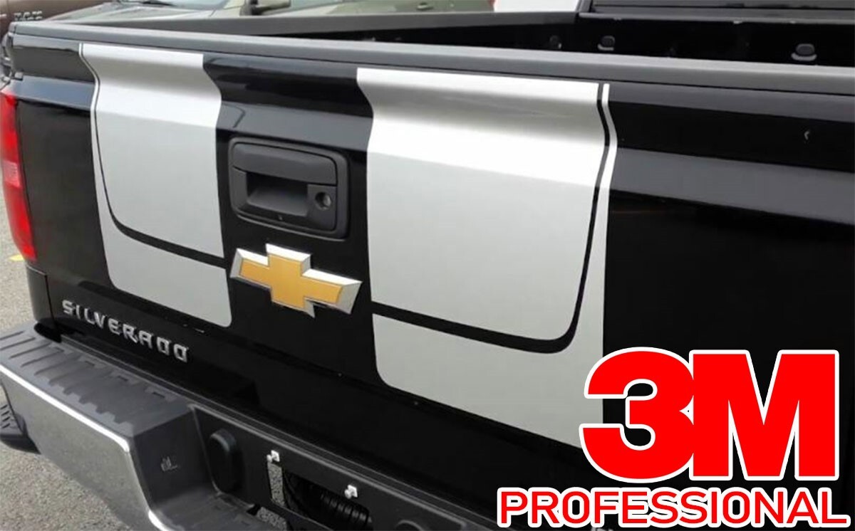CHASE RALLY | 2016-2018 Chevy Silverado Racing Stripes Decals Kit 3M