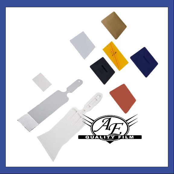 9 pc Window Tint Set: 3 Window Tools, Extra Pad, 6 pc Hard Card and Sharpener