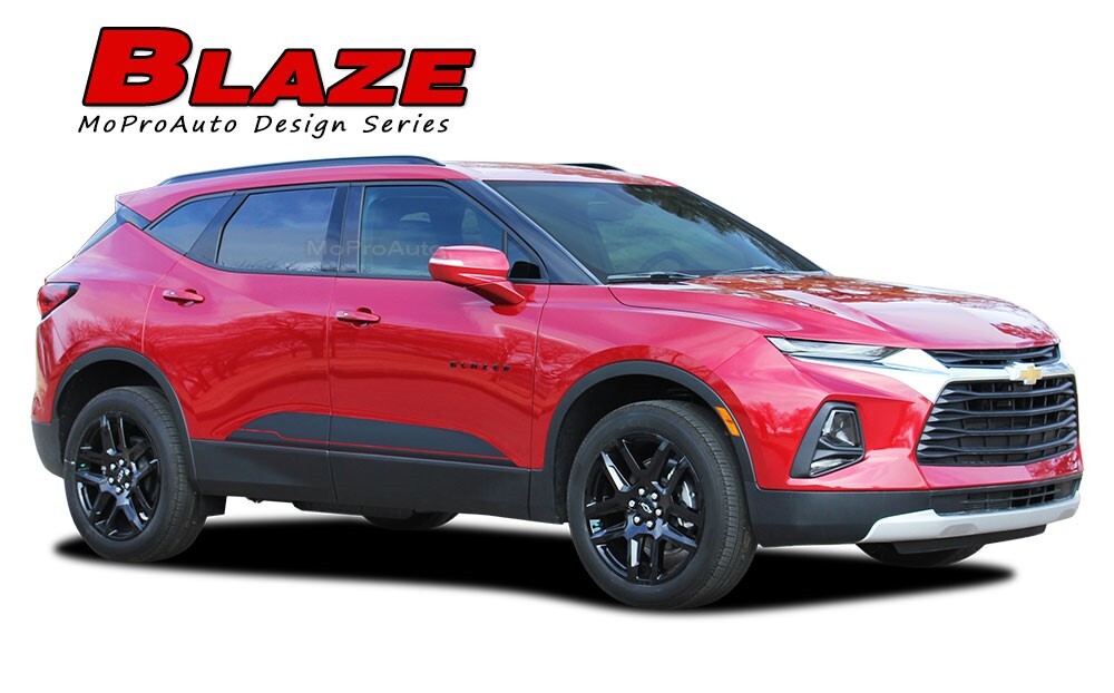 2019-2024 Chevy Blazer Door Graphics BLAZE Side Body Stripes Vinyl Decals 3M Kit