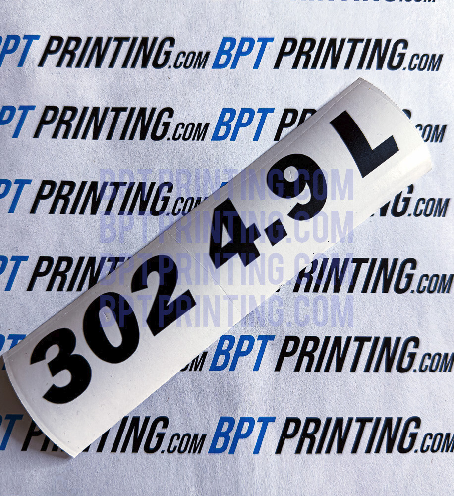 2x 302 4.9L Vinyl Decal Exterior Matte Black