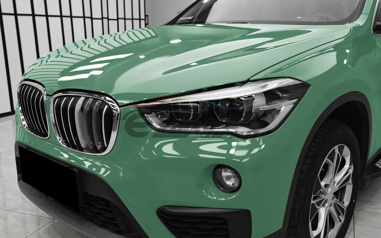 ESSMO PET Super Gloss Auratium Green Vehicle Vinyl Wrap Decal Sheet Like Paint