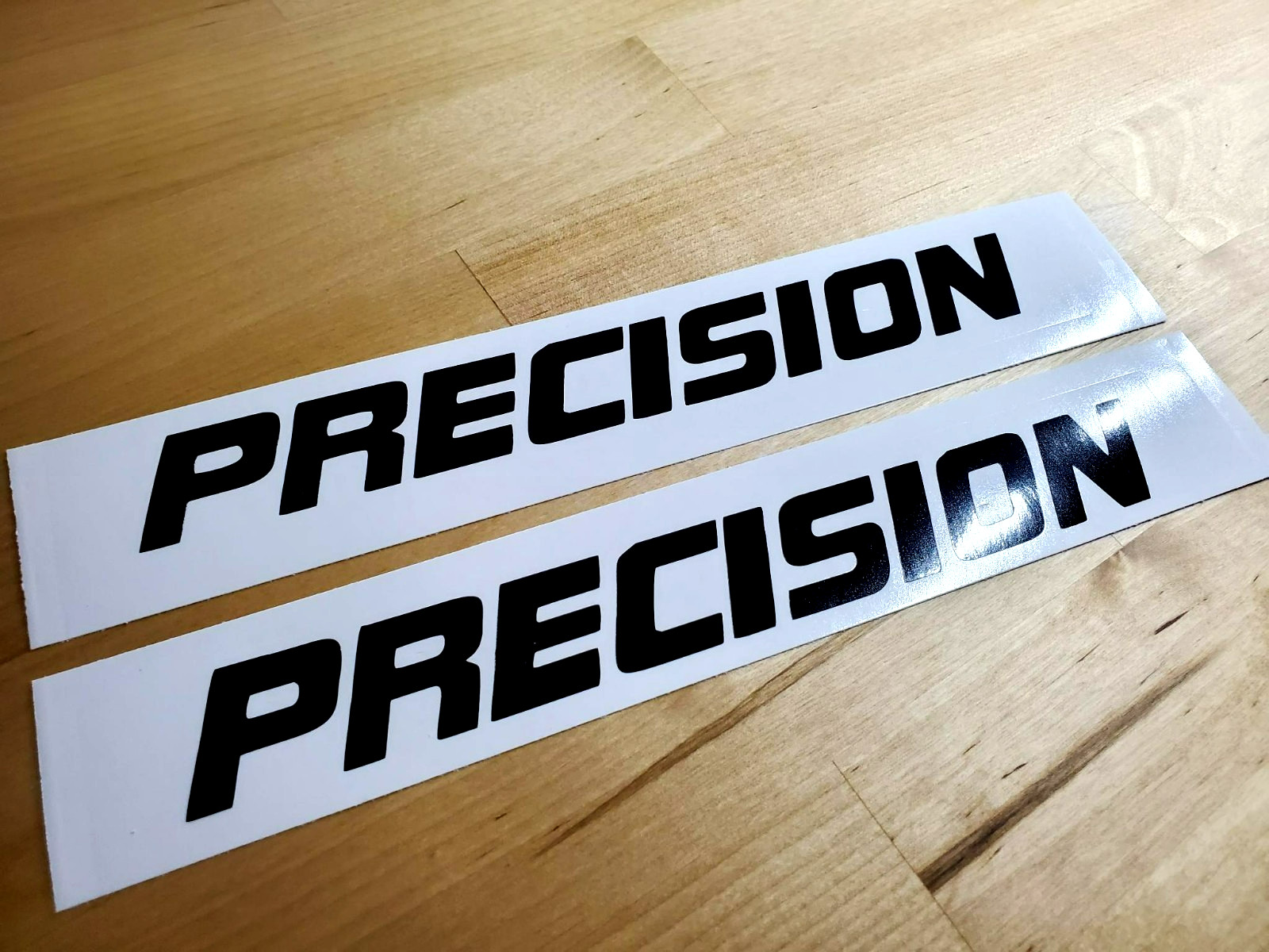 precision trailer Decals Stickers 24” (2) Gloss black VINYL Fast USA