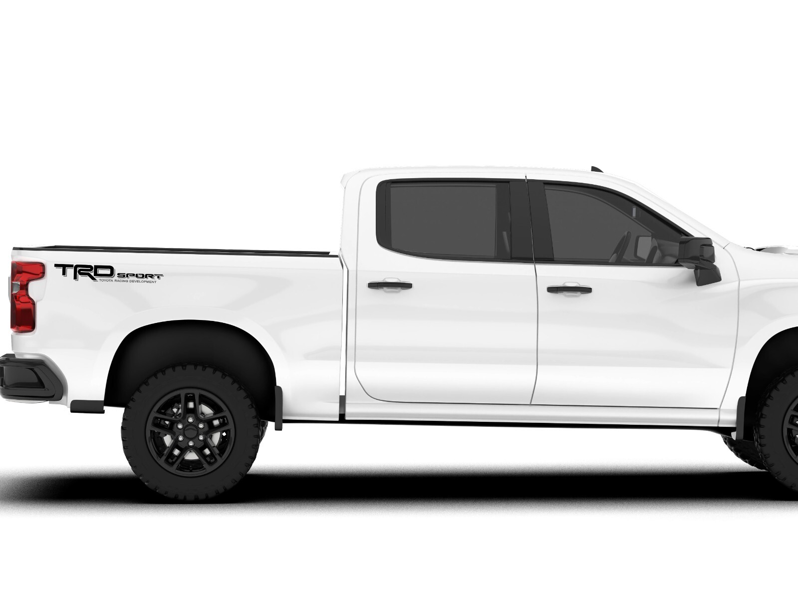 TRD Sport Four Wheel Drive 4×4 Decal Stickers Size 19×3 inch (Set of 2)