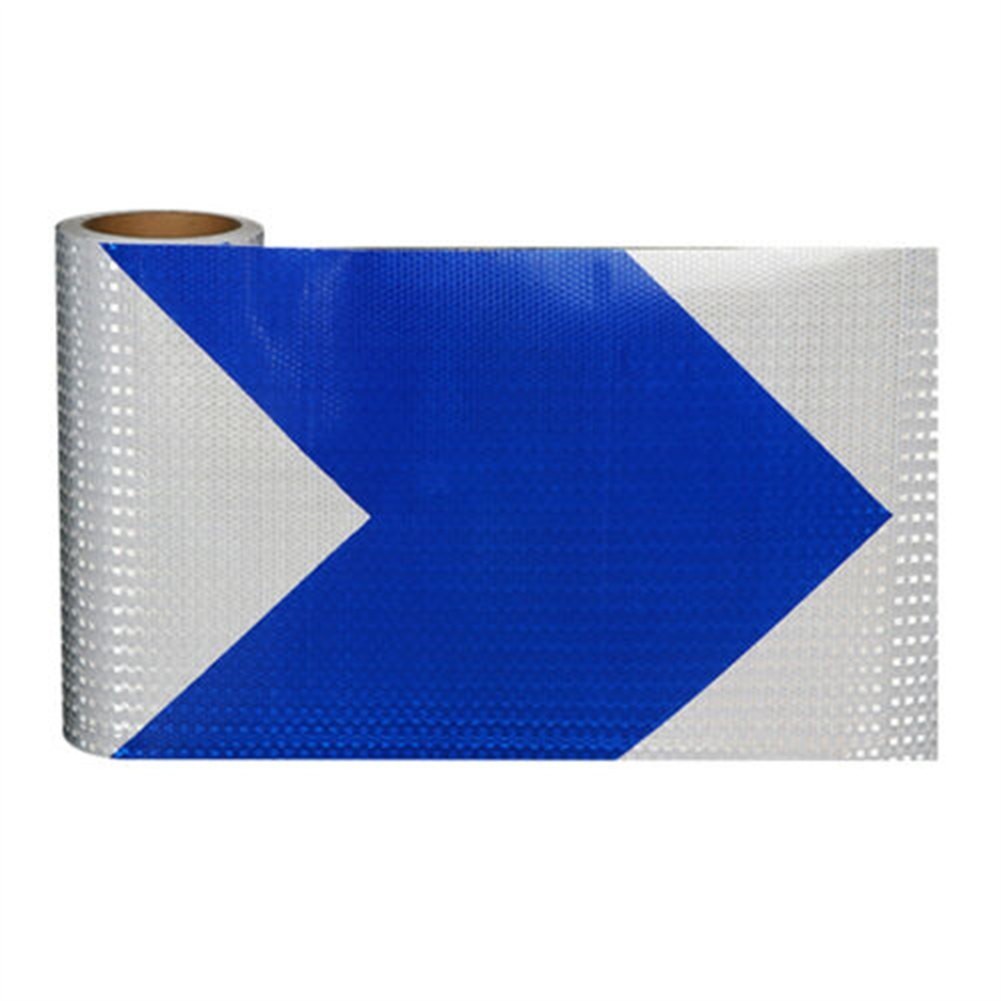 Bright Yellow and Black Reflective Safety Tape for Enchanced Visibility