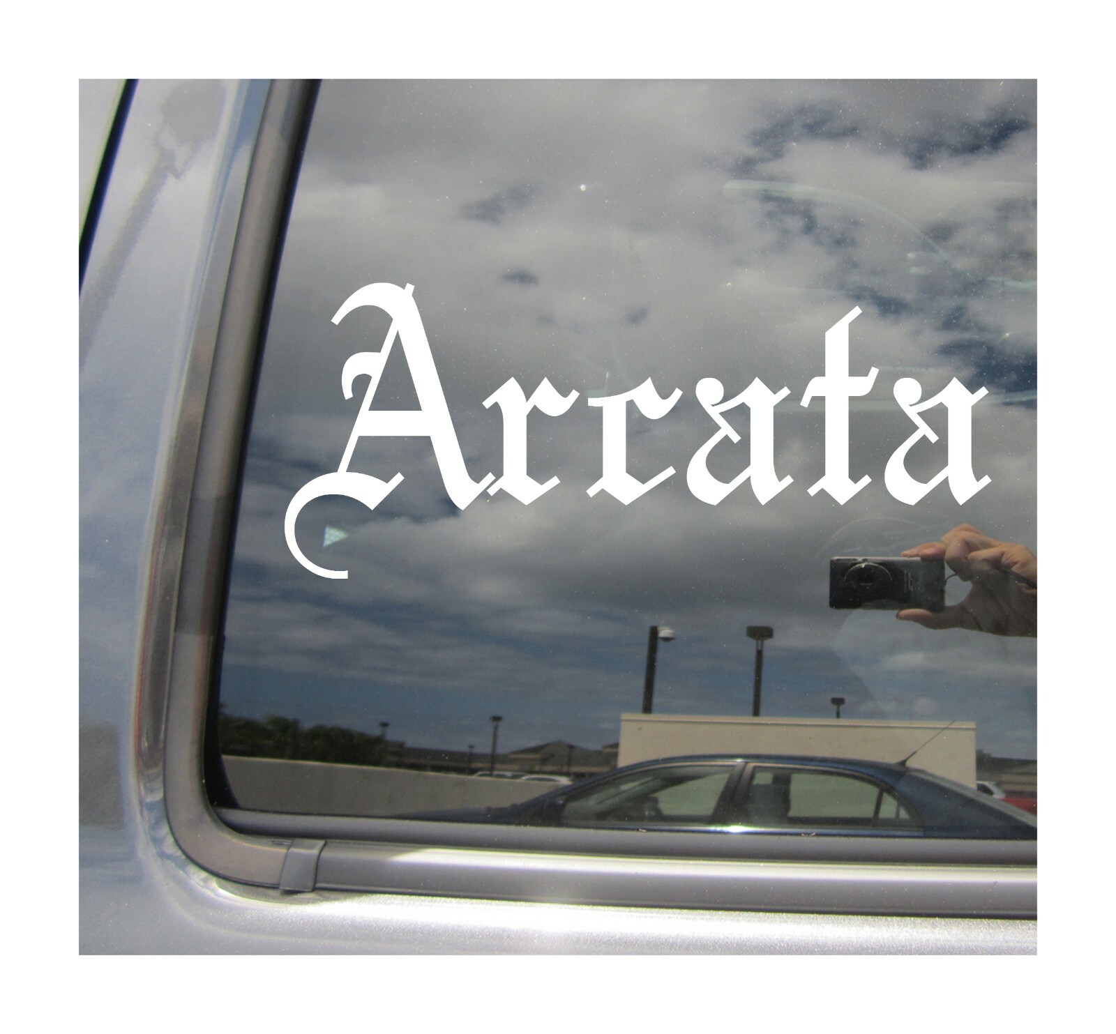 Arcata – Old English California City Car Vinyl Decal Window Sticker 18308