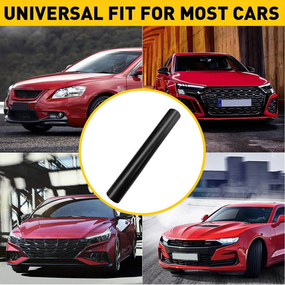 Universal Windshield Matte Black Banner Vinyl Decal Sun Strip 9.84″x59″ Sticker