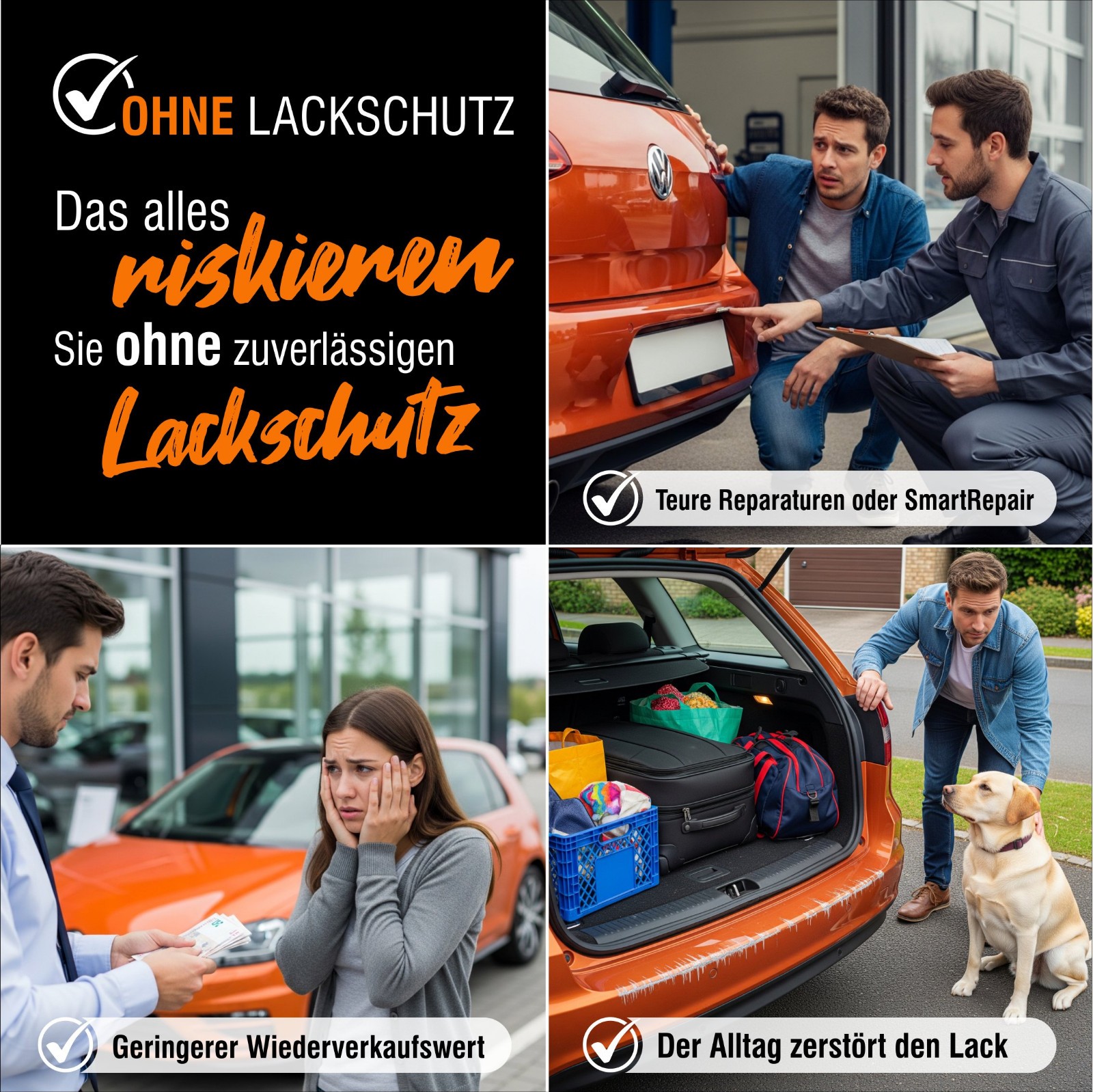 Lackschutzfolie für DACIA ✓ Ladekantenschutz Kantenschutz Auto Folie mit Zubehör