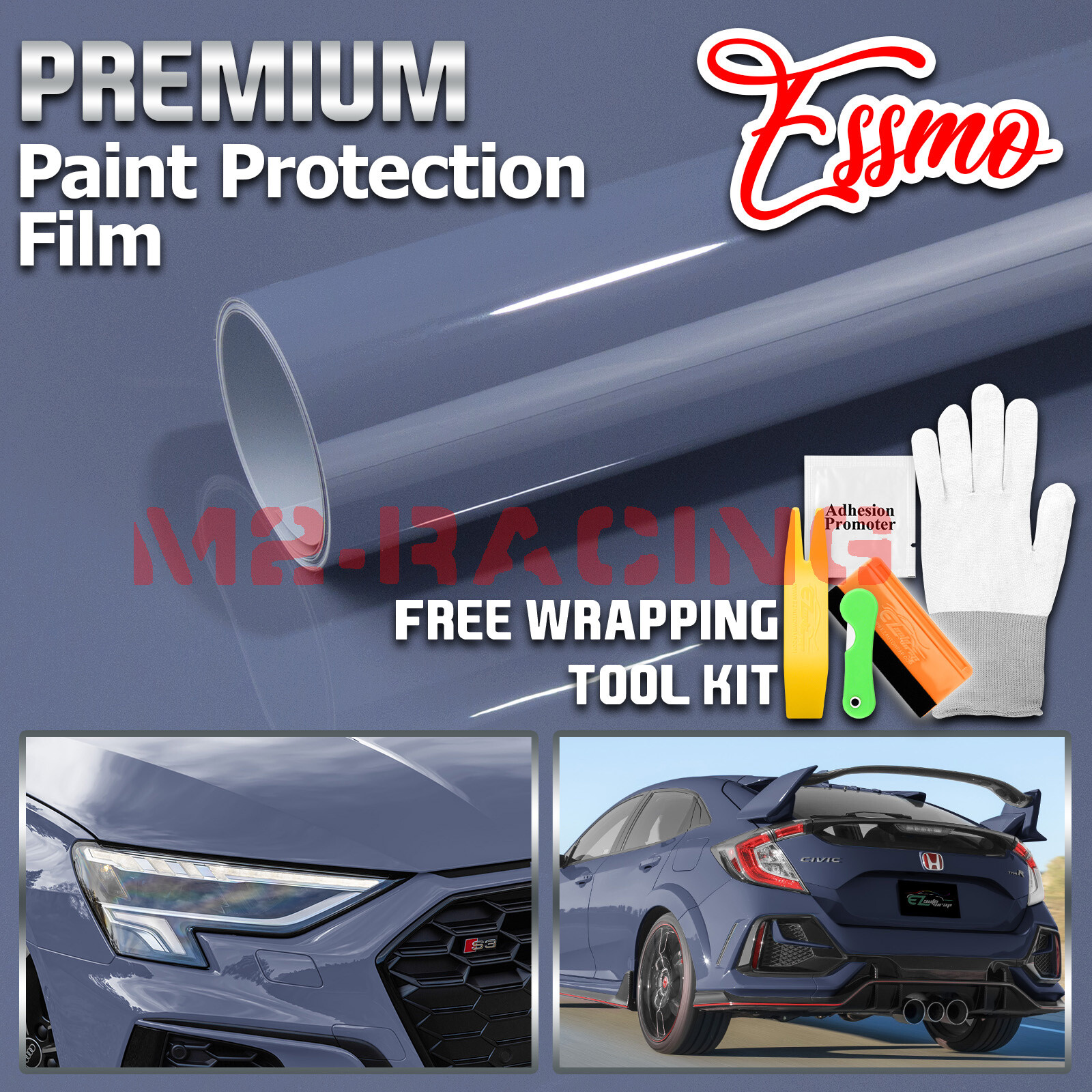 Color PPF Paint Protection Film Gloss Space Gray Car Paint Scratch Shield Wrap